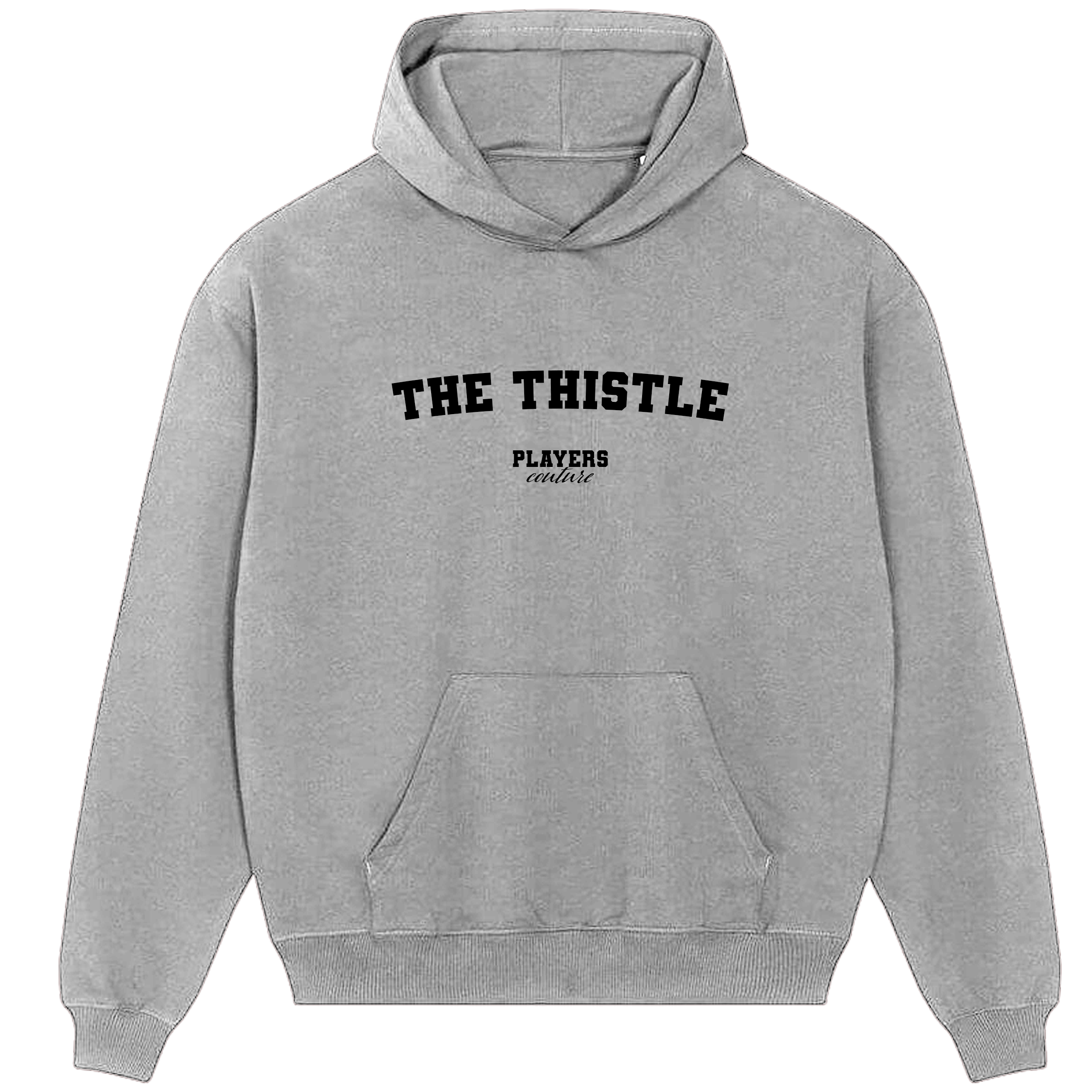 The Thistle Players Couture Men's Casual Hoodie Gray
