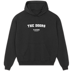 The Doors hoodie – black men's hoodie with white The Doors letters and Players Couture logo on the chest