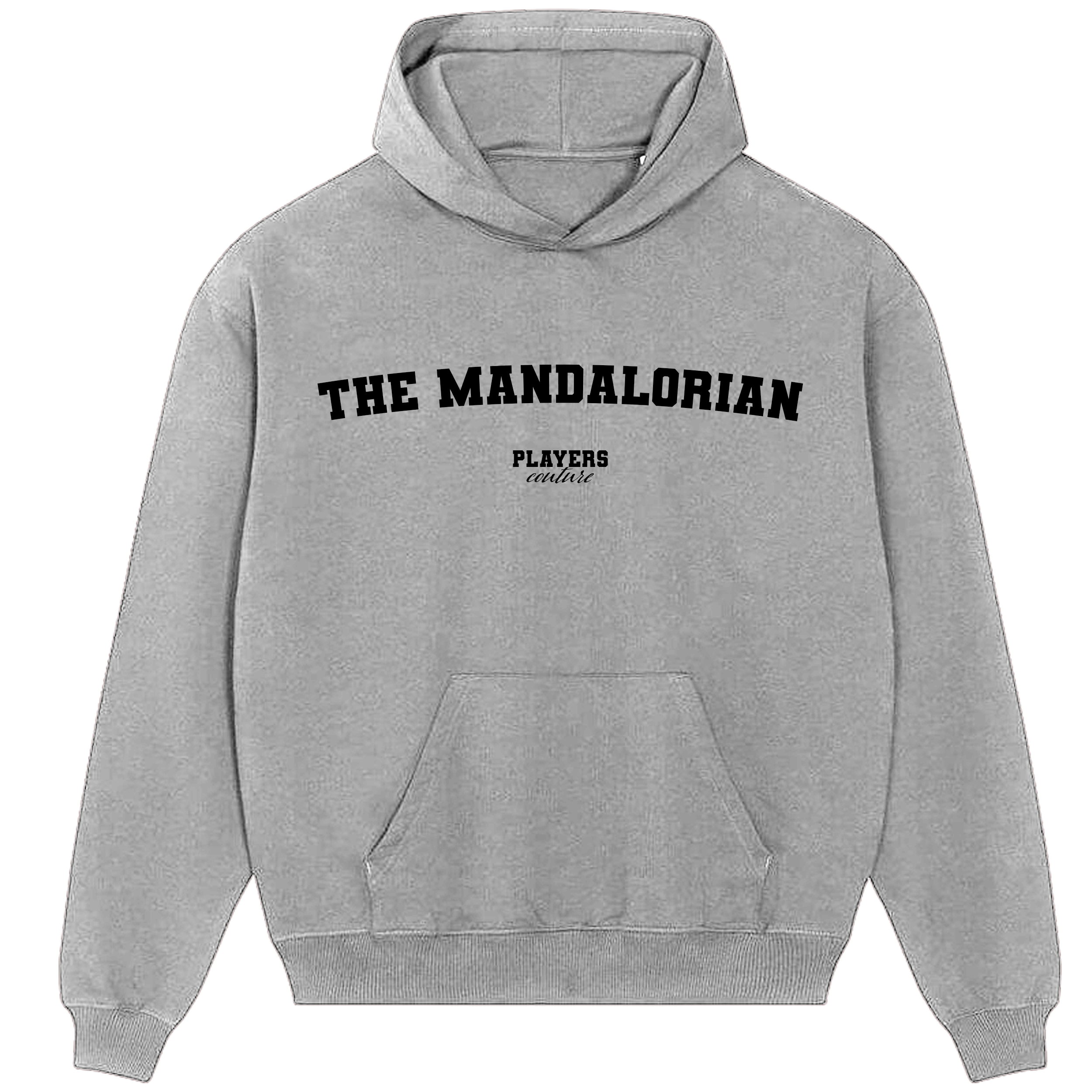 The Mandalorian Players Couture Men's Casual Hoodie Gray