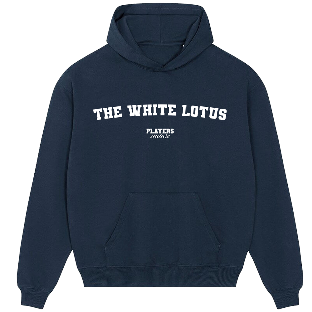 The White Lotus Players Couture Men's Casual Hoodie Navy