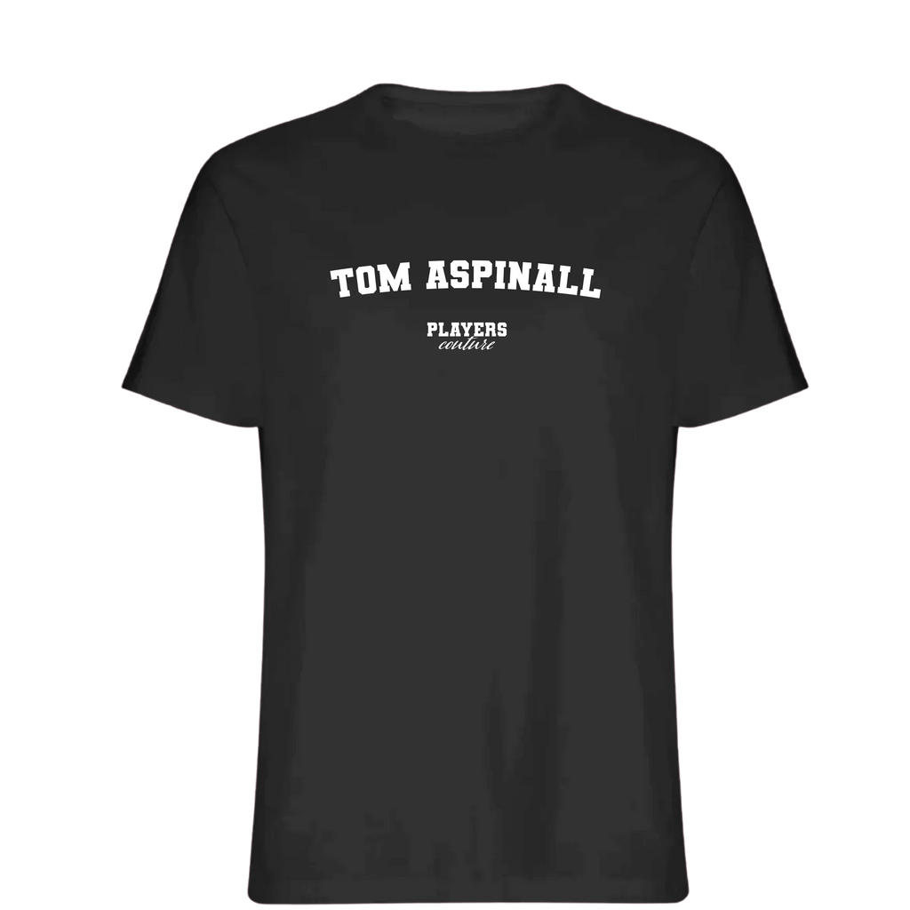 Tom Aspinall Players Couture Mens T-Shirt Black