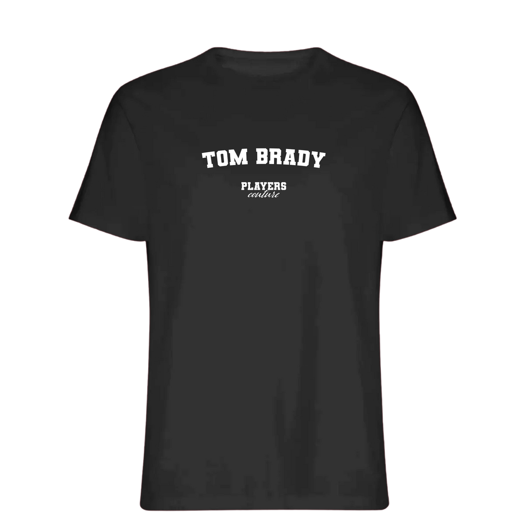 Tom Brady Players Couture Mens T-Shirt Black