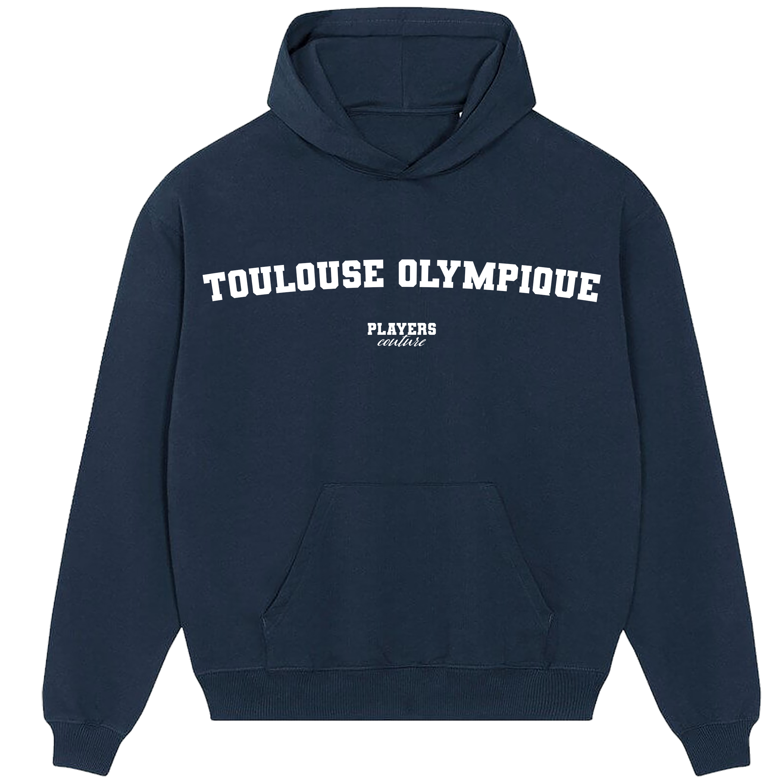 Toulouse Olympique Players Couture Men's Casual Hoodie Navy