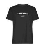 Tranmere t-shirt – black men's t-shirt with white Tranmere letters and Players Couture logo on the chest