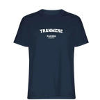 Tranmere t-shirt – navy men's t-shirt with white Tranmere letters and Players Couture logo on the chest