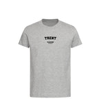 Trent t-shirt – grey kids' t-shirt with black Trent letters and Players Couture logo on the chest