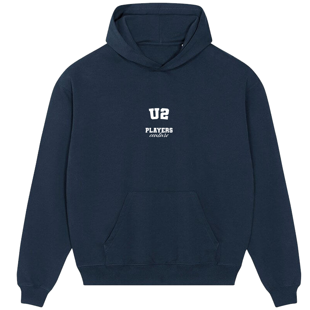 U2 Players Couture Men's Casual Hoodie Navy