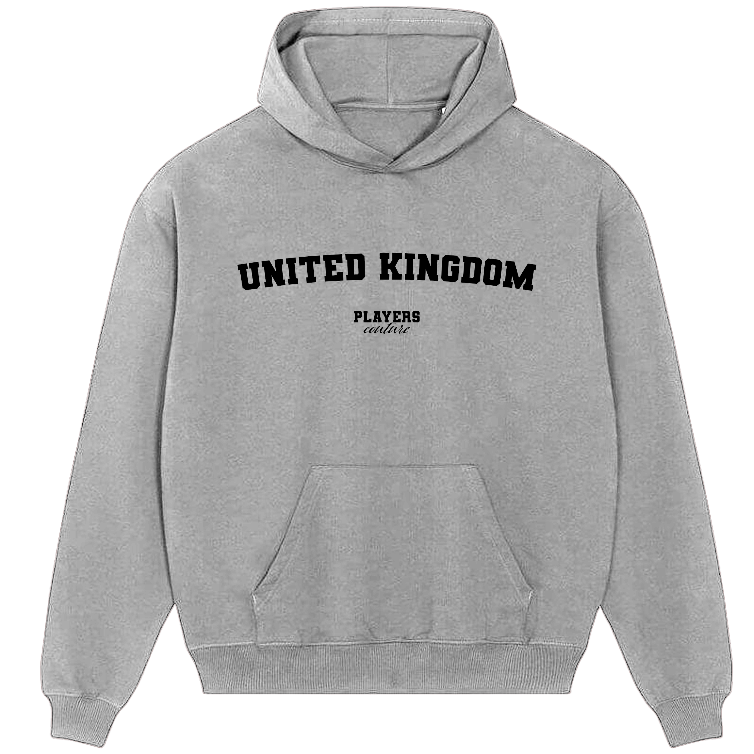 United Kingdom Players Couture Men's Casual Hoodie Gray