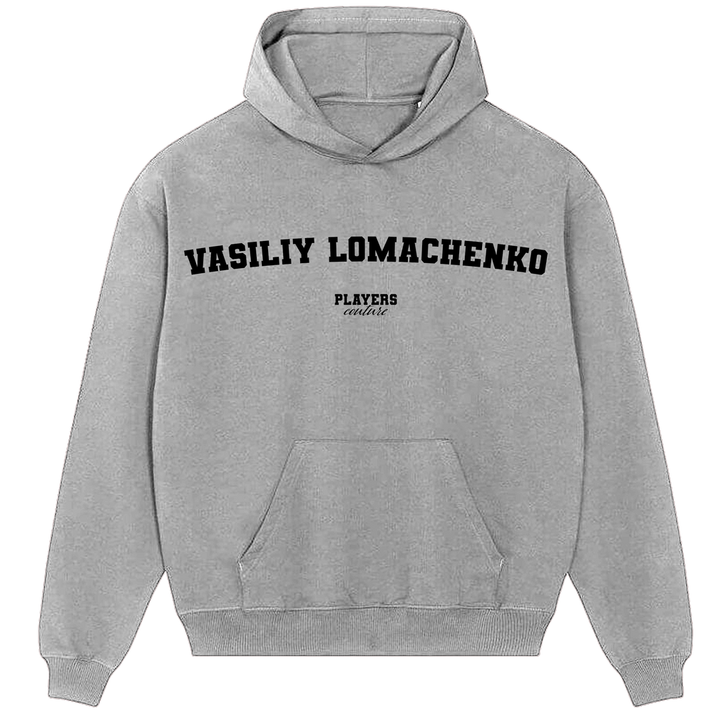 Vasiliy Lomachenko Players Couture Men's Casual Hoodie Gray