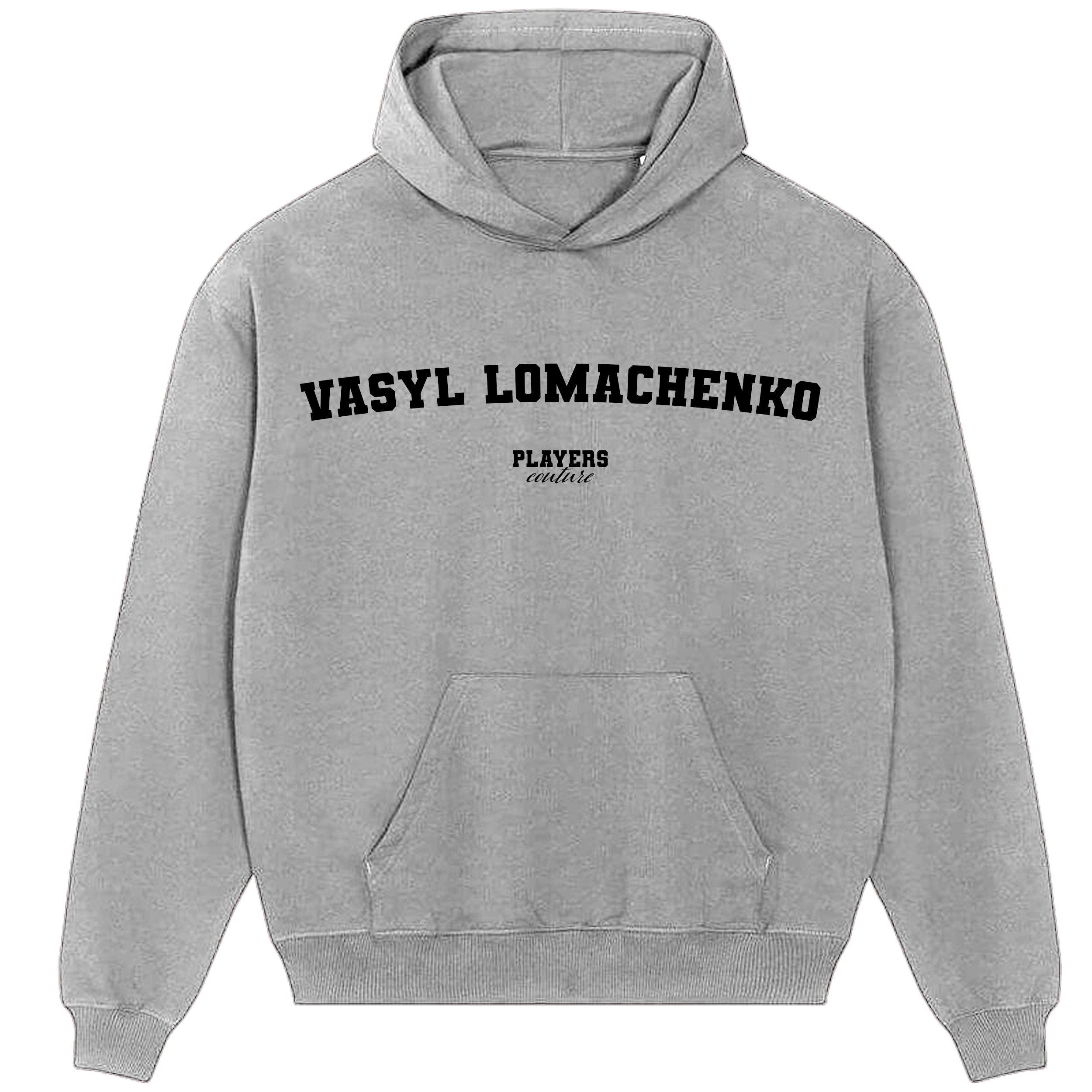 Vasyl Lomachenko Players Couture Men's Casual Hoodie Gray