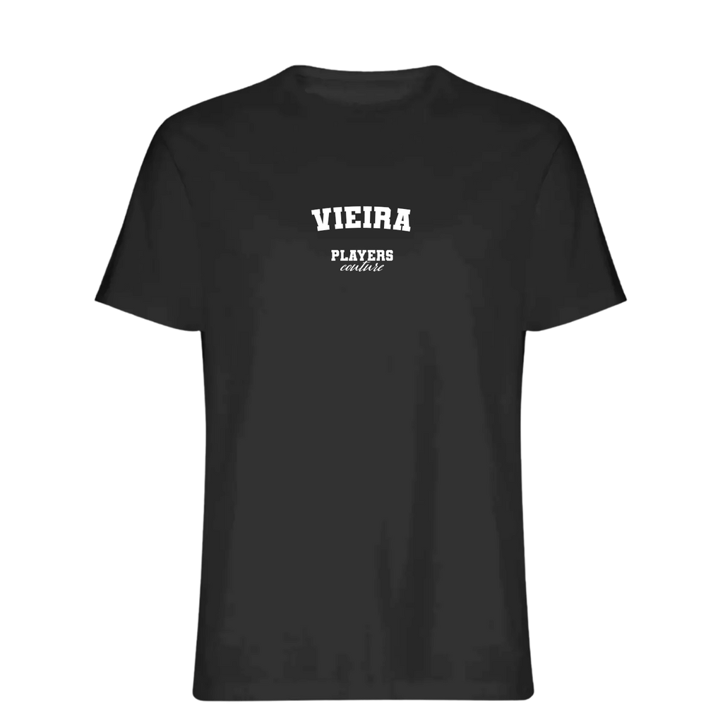 Vieira Players Couture Mens T-Shirt Black