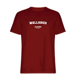Wallabies t-shirt – red men's t-shirt with white Wallabies letters and Players Couture logo on the chest