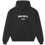 Walsall men's hoodie in black with bold name lettering