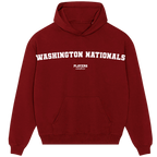 Washington Nationals Players Couture Men's Casual Hoodie Red