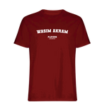 Wasim Akram Players Couture Men's T-Shirt Red