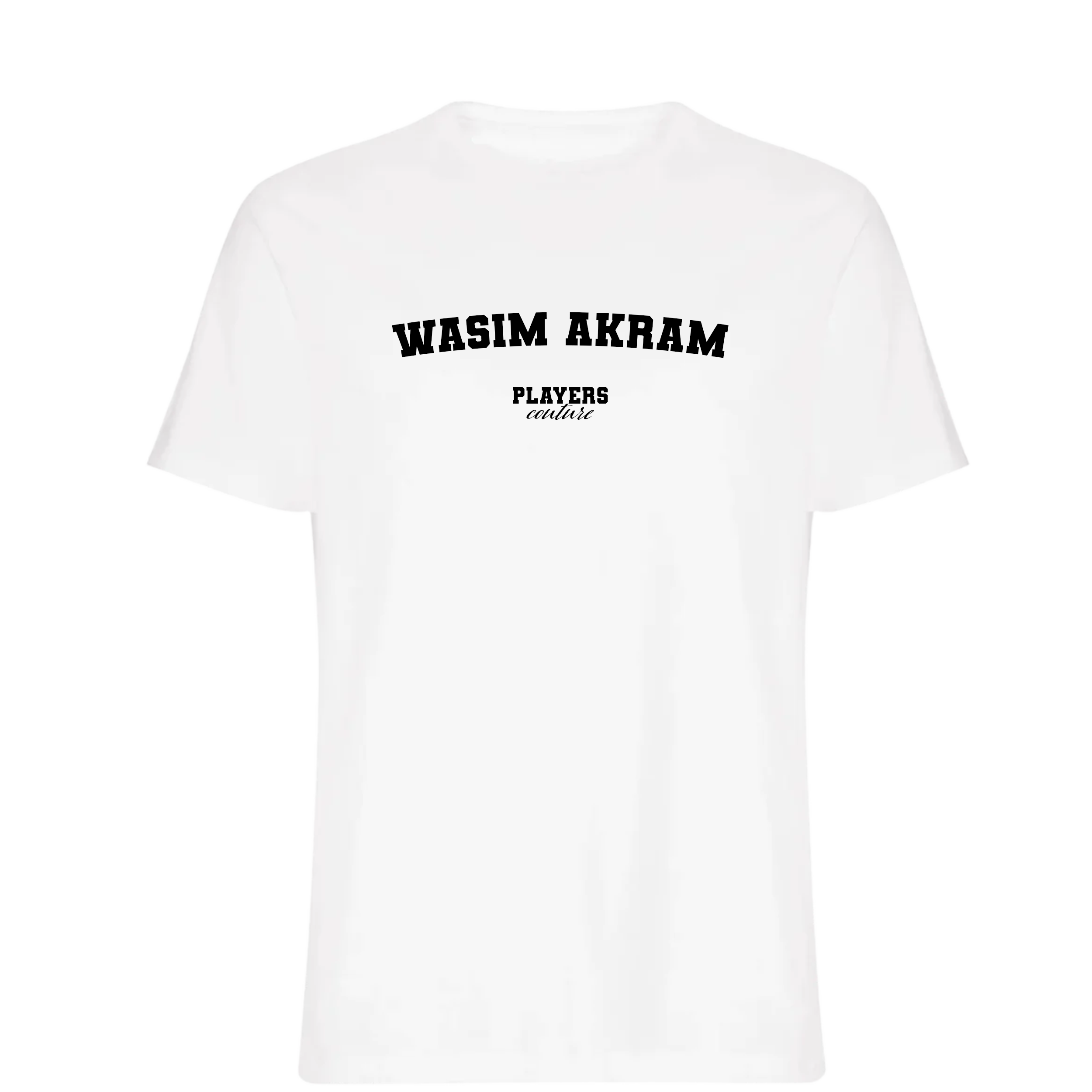 Wasim Akram Players Couture Men's T-Shirt White