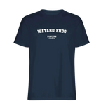 Wataru Endo t-shirt – navy men's t-shirt with white Wataru Endo letters and Players Couture logo on the chest