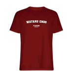 Wataru Endo t-shirt – red men's t-shirt with white Wataru Endo letters and Players Couture logo on the chest