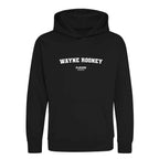 Wayne Rooney hoodie – black kids' hoodie with white Wayne Rooney letters and Players Couture logo on the chest