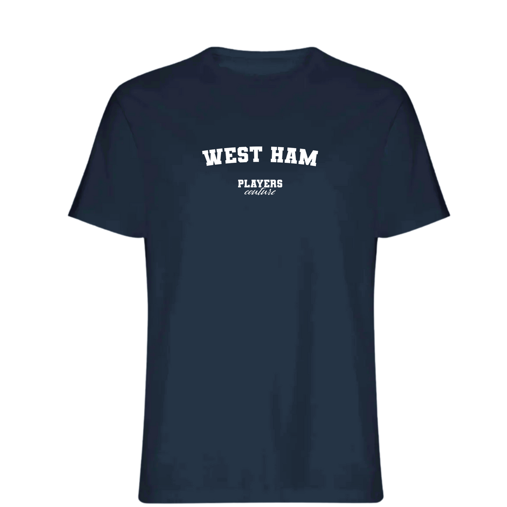 West Ham Players Couture Mens T-Shirt Navy
