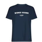 Widnes Vikings t-shirt – navy men's t-shirt with white Widnes Vikings letters and Players Couture logo on the chest