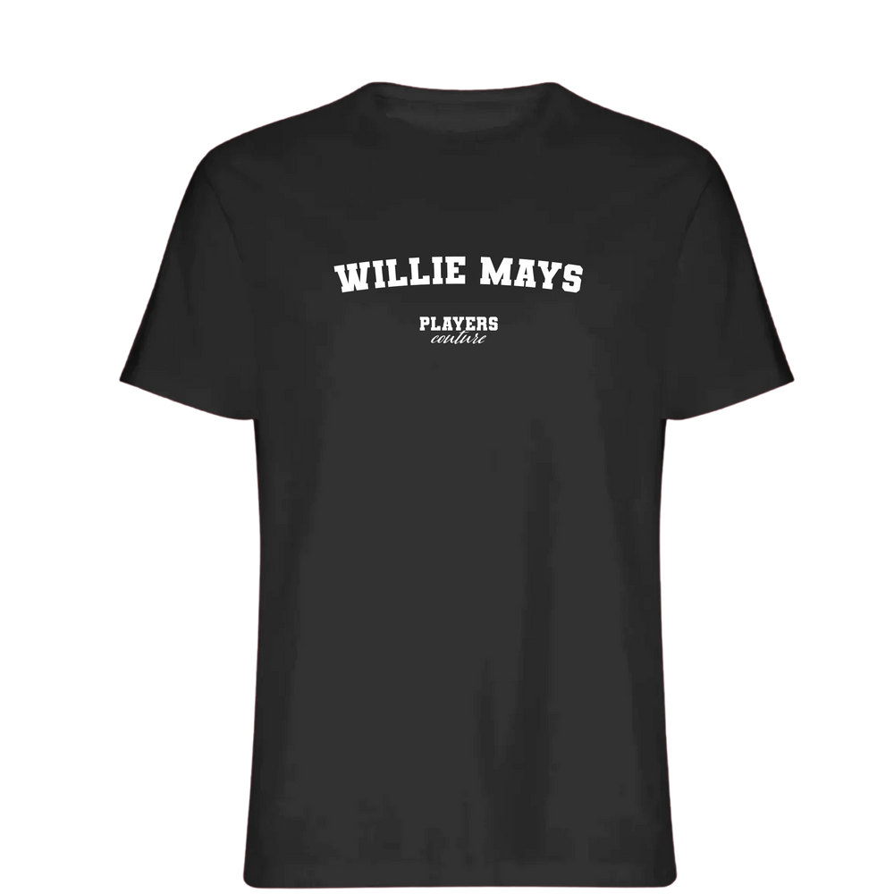 Willie Mays Players Couture Mens T-Shirt Black