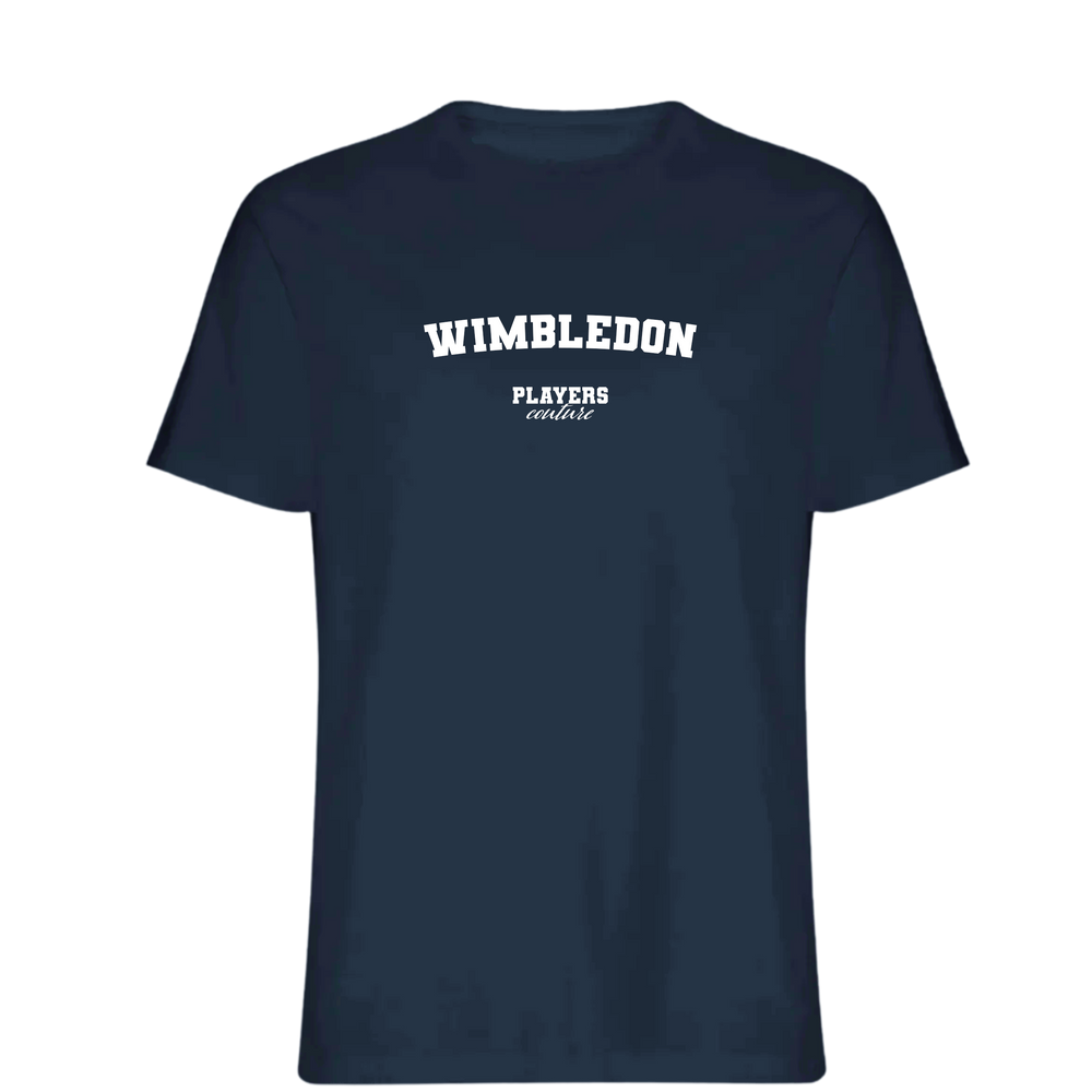 Wimbledon Players Couture Mens T-Shirt Navy