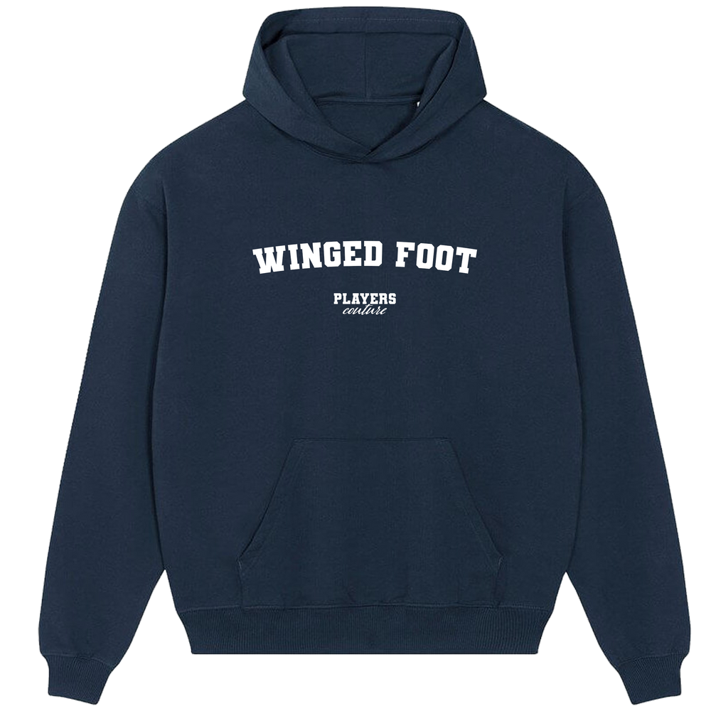Winged Foot Players Couture Men's Casual Hoodie Navy