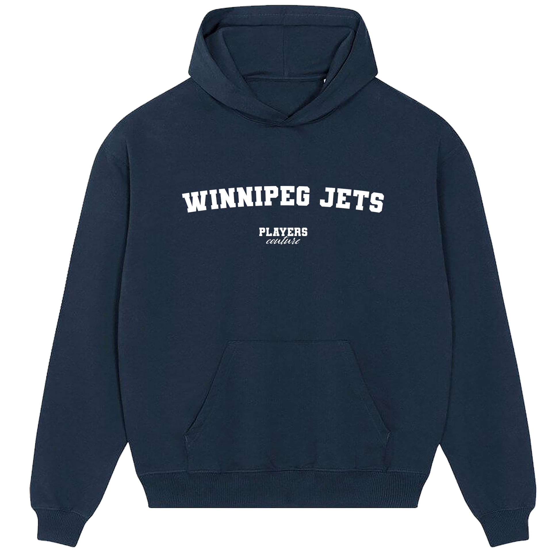 Winnipeg Jets Players Couture Men's Casual Hoodie Navy