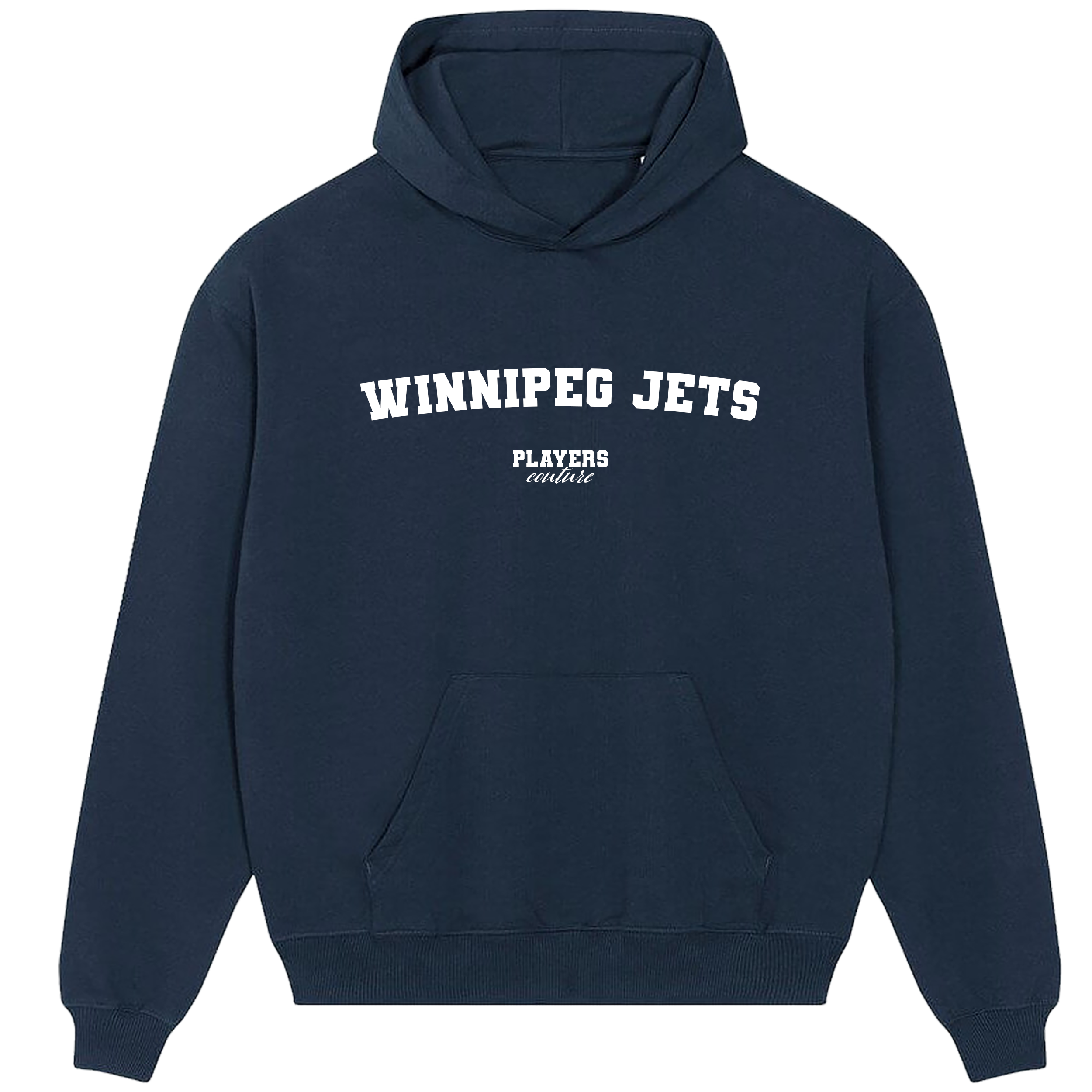 Winnipeg Jets Players Couture Men's Casual Hoodie Navy