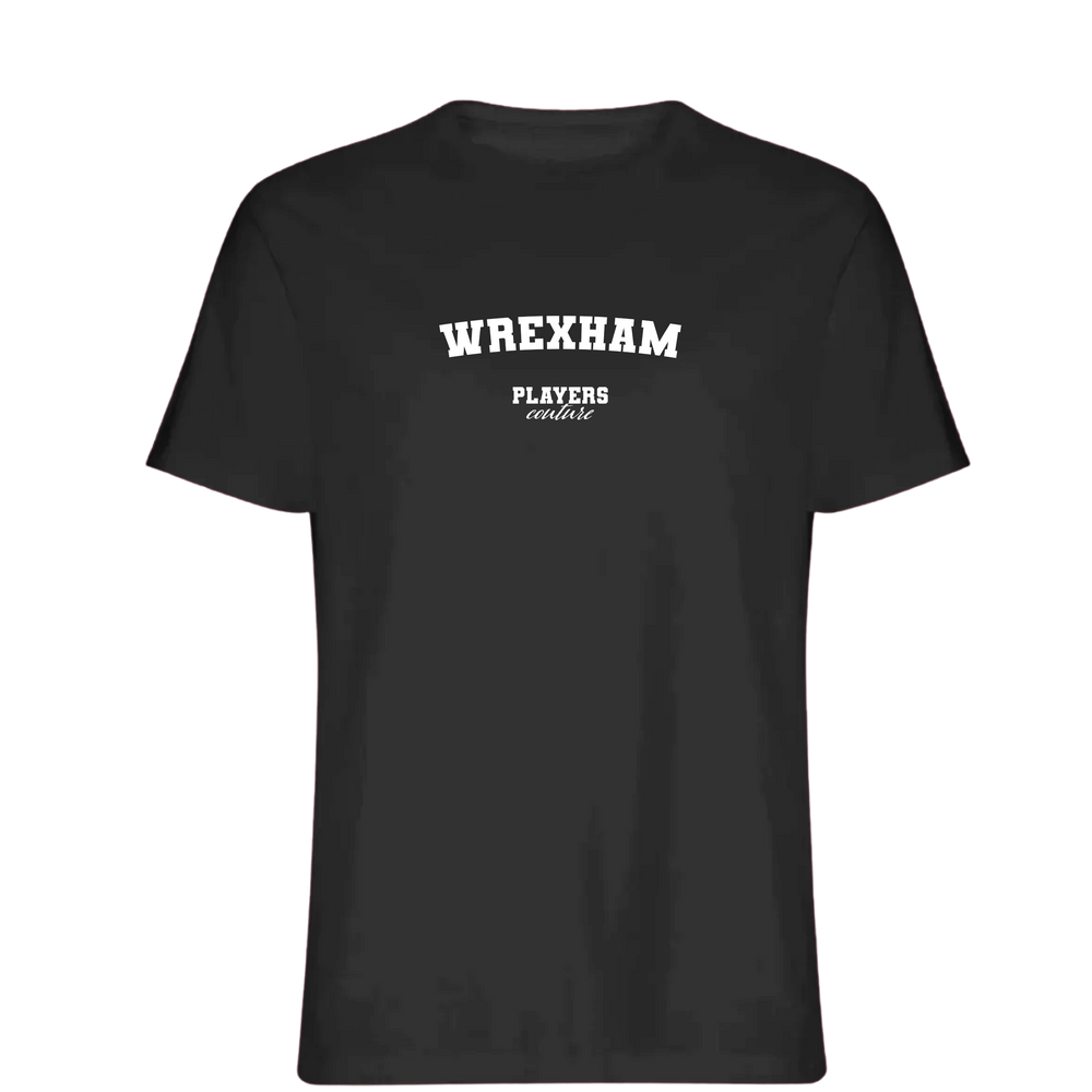 Wrexham Players Couture Mens T-Shirt Black