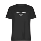 Wrexham t-shirt – black men's t-shirt with white Wrexham letters and Players Couture logo on the chest