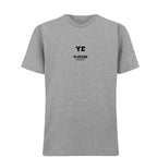 Ye t-shirt – grey men's t-shirt with black Ye letters and Players Couture logo on the chest