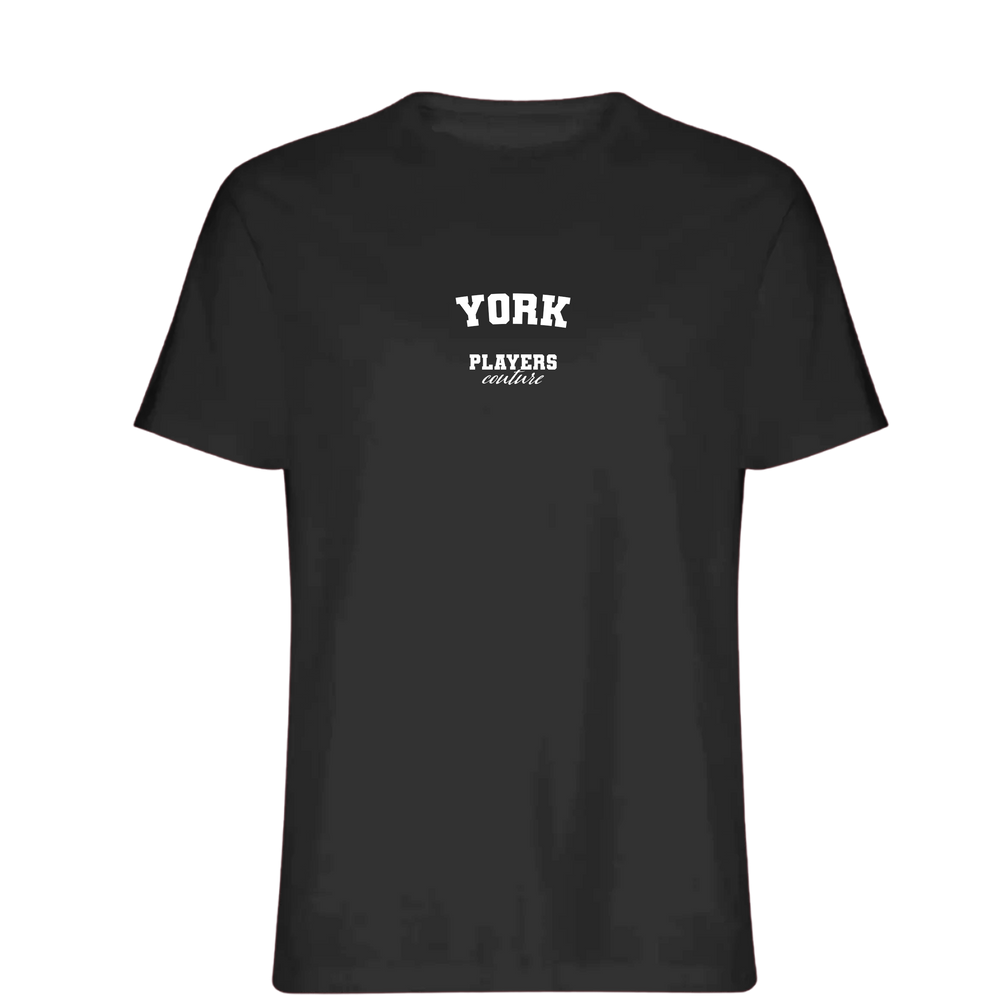 York Players Couture Mens T-Shirt Black