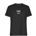 York t-shirt – black men's t-shirt with white York letters and Players Couture logo on the chest