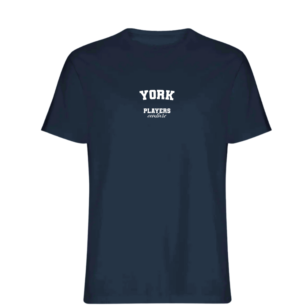 York Players Couture Mens T-Shirt Navy