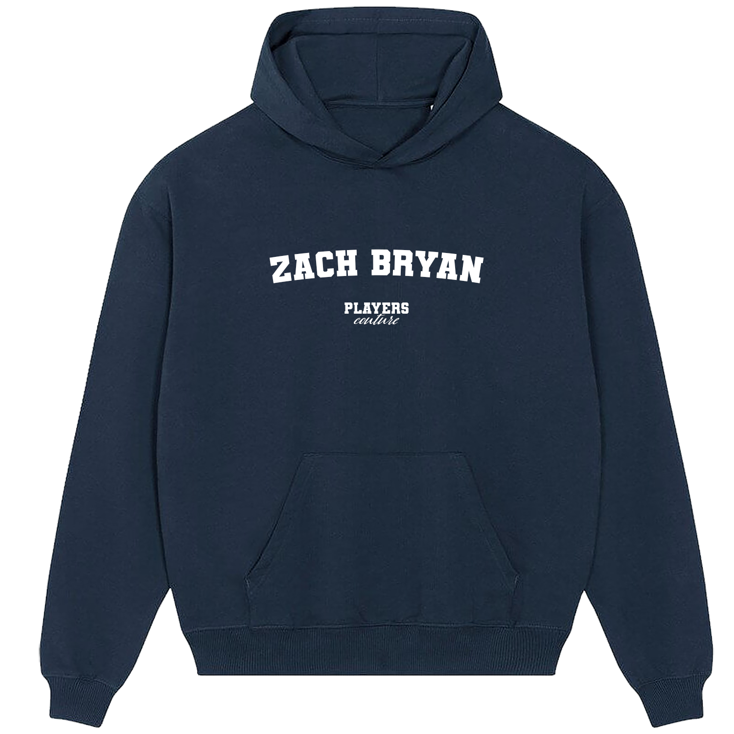 Zach Bryan Players Couture Men's Casual Hoodie Navy