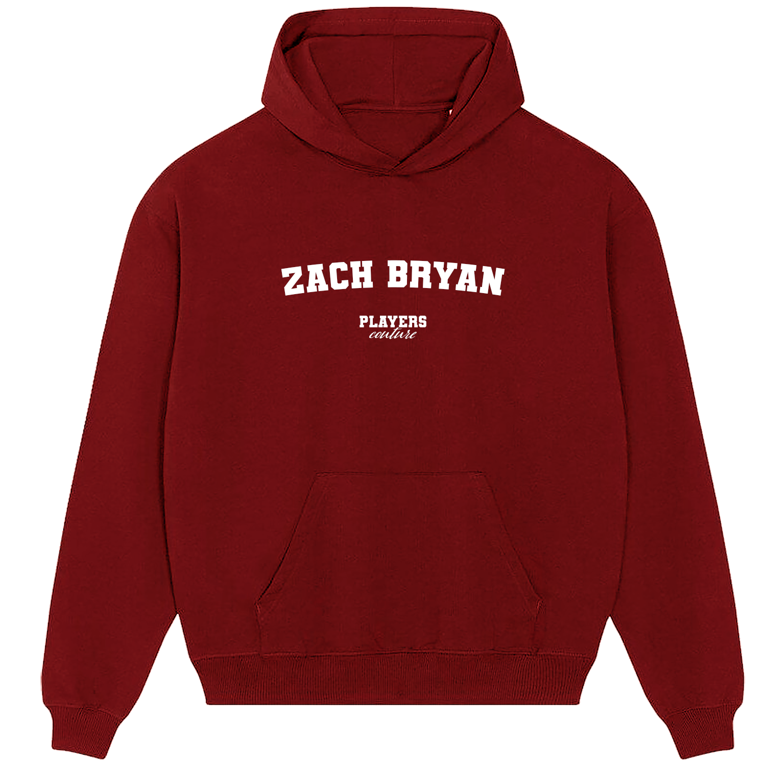 Zach Bryan Players Couture Men's Casual Hoodie Red