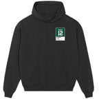 Aaron Rodgers 12 hoodie – black men's hoodie featuring the Aaron Rodgers 12 Players Couture logo