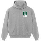 Aaron Rodgers 12 hoodie – grey men's hoodie featuring the Aaron Rodgers 12 Players Couture logo