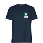 Aaron Rodgers 12 t-shirt – navy men's t-shirt featuring the Aaron Rodgers 12 Players Couture logo