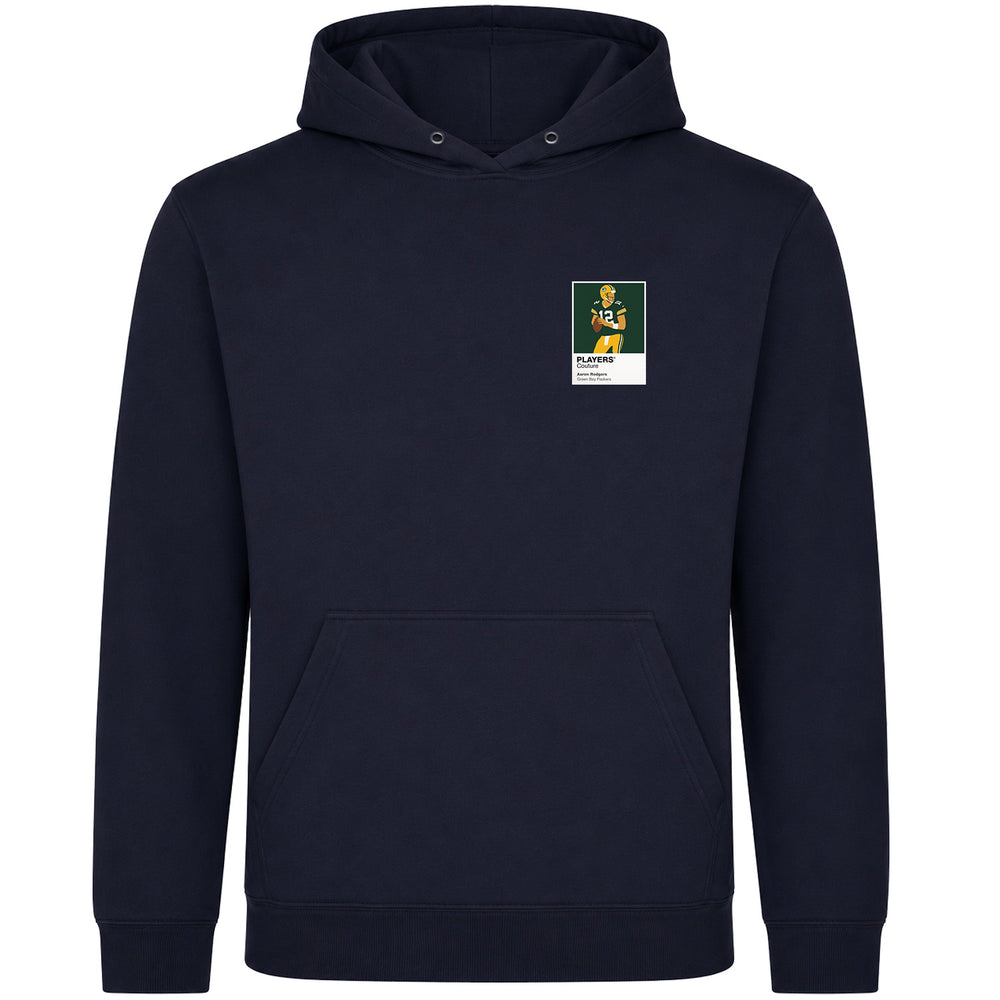 Aaron Rodgers Packers American Football Icon Frame Men's Hoodie