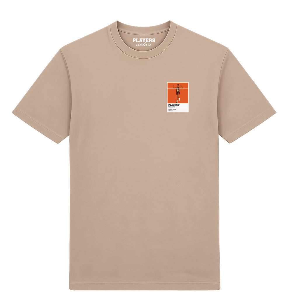 Abebe Bikila Olympics Icon Frame Men's T-Shirt - Desert Sand