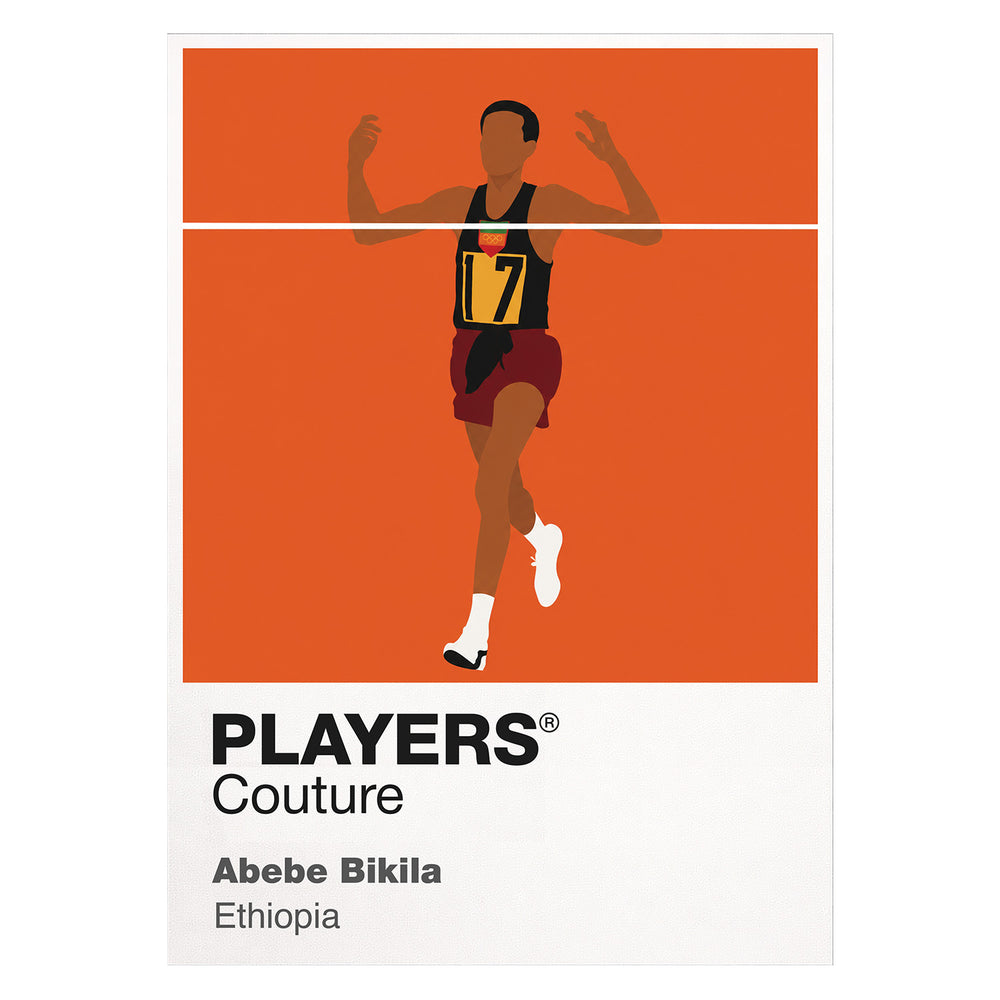 Abebe Bikila Olympics Icon Frame - Icon Design