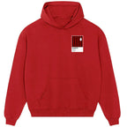 AC Milan hoodie – red men's hoodie featuring the AC Milan Players Couture logo