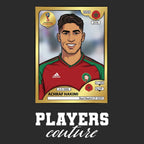 Achraf Hakimi World Cup Sticker Kids Hoodie – achraf hakimi black Players Couture design