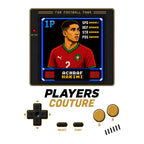 Achraf Hakimi 1P 8-Bit hoodie retro gaming design by Players Couture