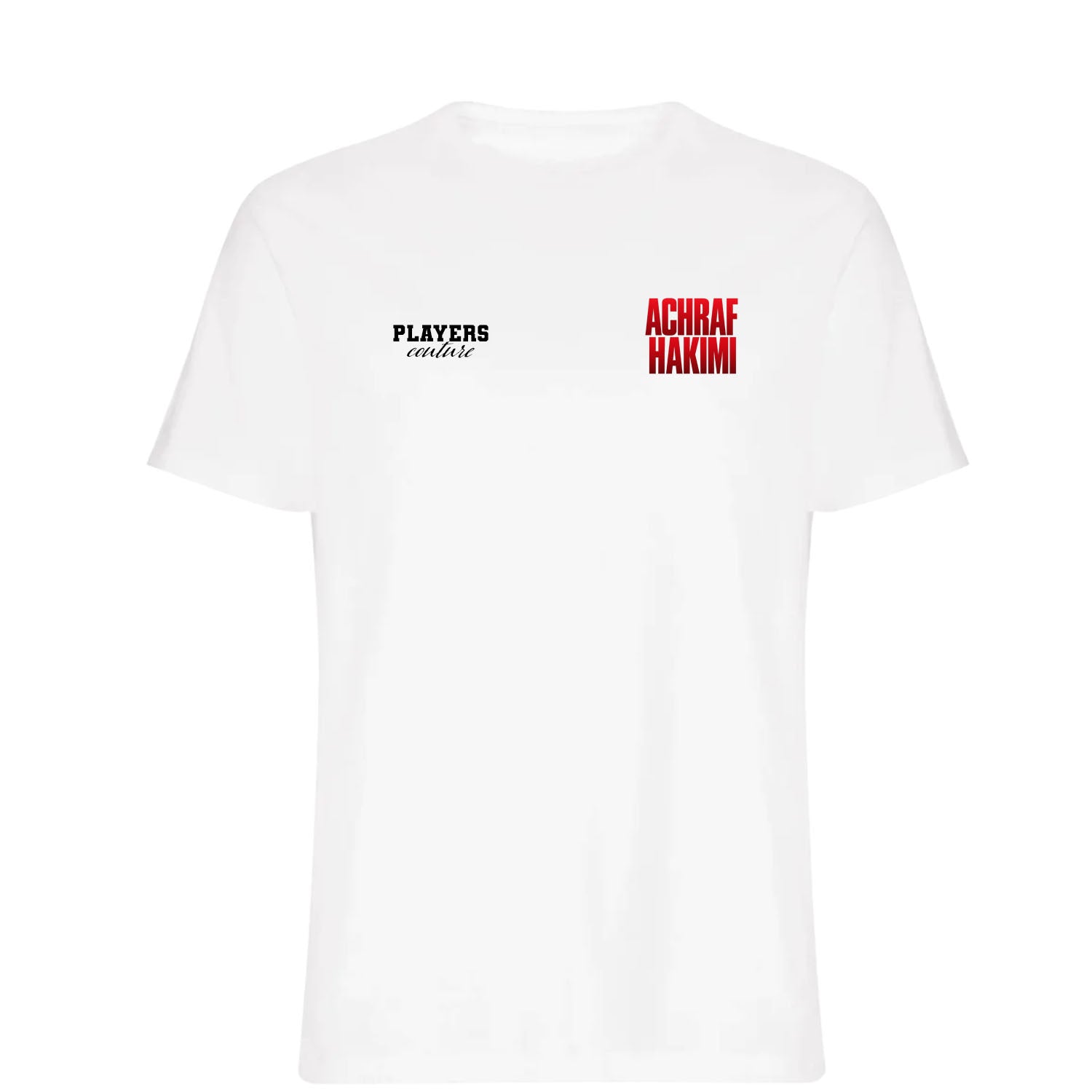 Achraf Hakimi Logo Players Couture Men's T-Shirt White