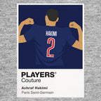 Achraf Hakimi PSG Icon Frame — Gray