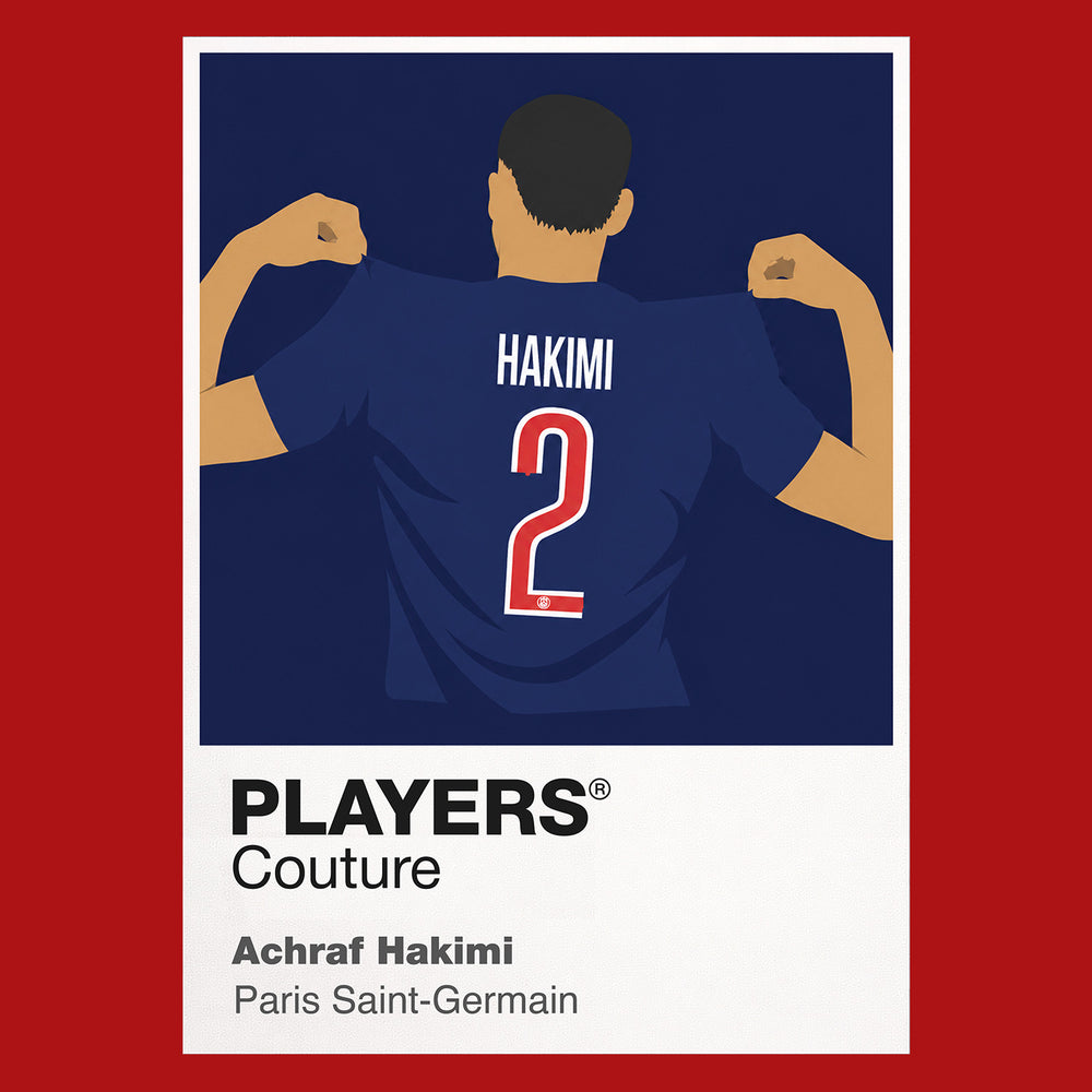 Achraf Hakimi PSG Icon Frame — Red